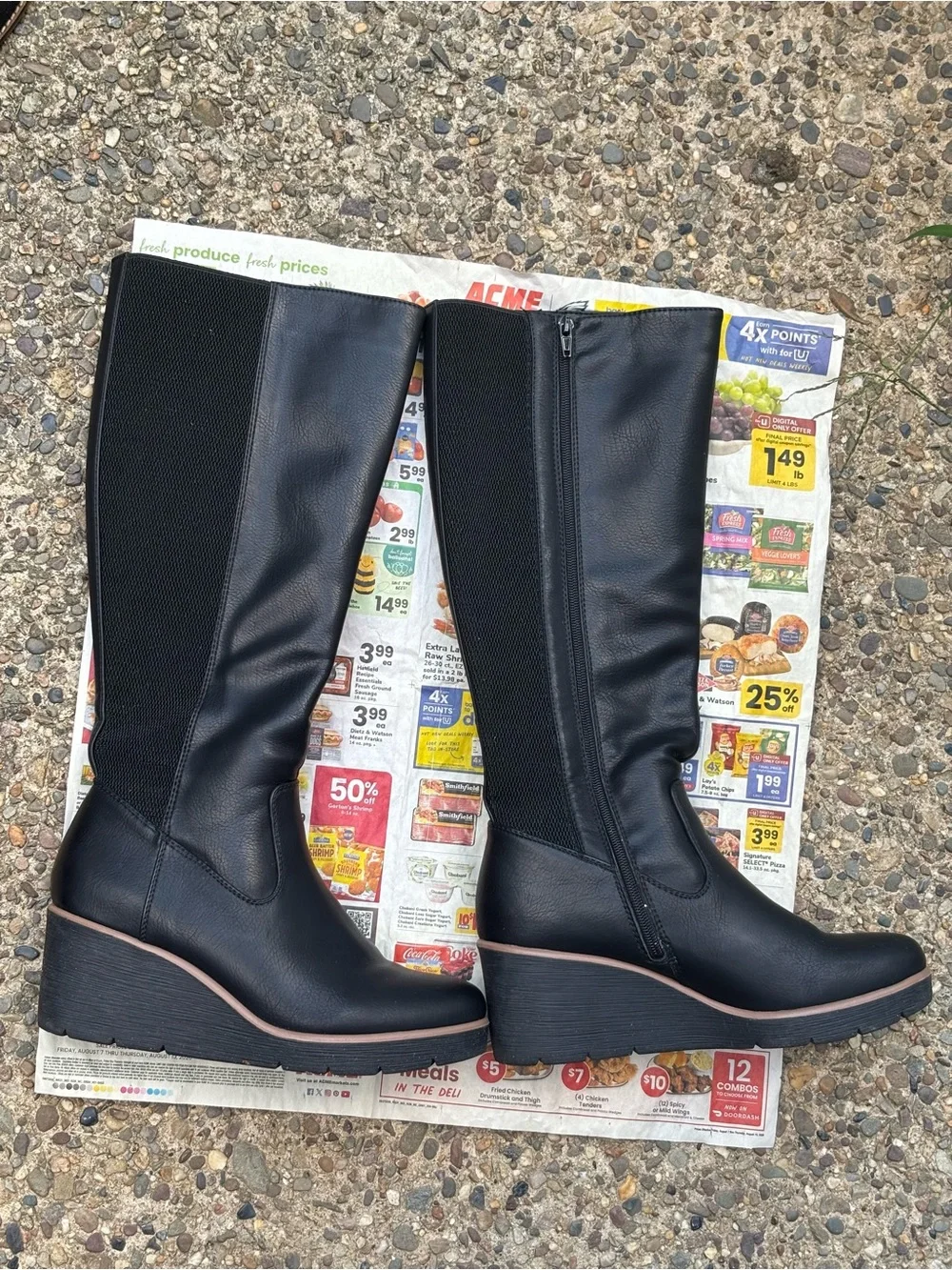 SOUL Naturalizer Women's Adrian Wedge Boots size 9